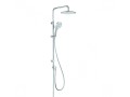 Zestaw natryskowy Kludi Freshline Dual Shower 6709005-00 z deszczownicą, bez baterii, kolor chrom