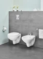 Grohe Bau Ceramic Miska WC wisząca, bezkołnierzowa, z deską wolnoopadającą 39351000