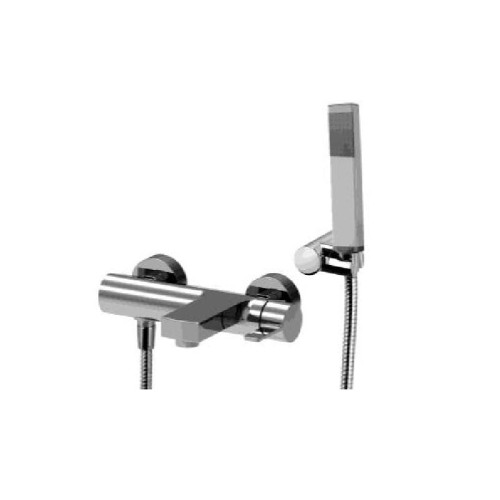 Paffoni Rock bateria wannowa z zestawem natryskowym, jednouchwytowa, chrom RO023CR