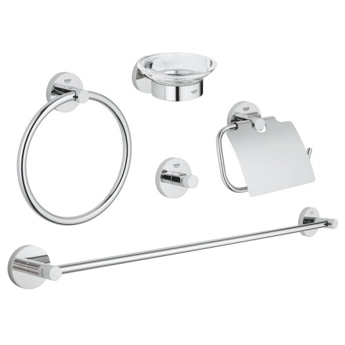 Zestaw dodatków łazienkowych Grohe Essentials 40344001