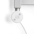 Grzałka elektryczna Terma DRY 300W kolor biały kabel spiralny z wtyczką, WEDRY03T916U