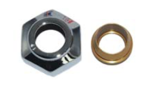 Varioterm złączka zaciskowa na zawór TWINS, kolor czarny mat instalacja c.o. Miedź (1 sztuka ) ZZM1524