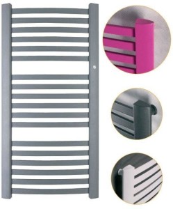 Instal Projekt RETTO Grzejnik łazienkowy podłączenie dolne typu D50, moc 361 W kolor biały RET-50/70D50