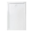 Brodzik Sanplast Space Mineral B-M/Space S 120x90 cm, kolor biały 645-410-0550-01-000 z odpływem na krótszym boku