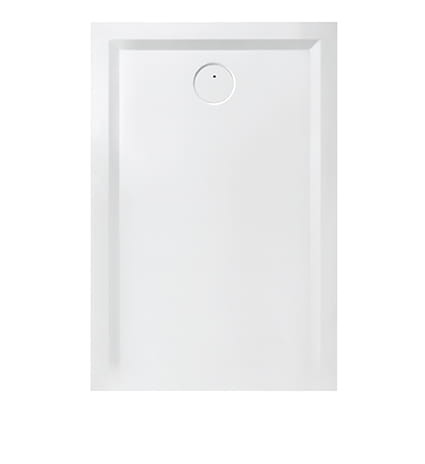 Brodzik Sanplast Space Mineral B-M/Space S 120x90 cm, kolor biały 645-410-0550-01-000 z odpływem na krótszym boku