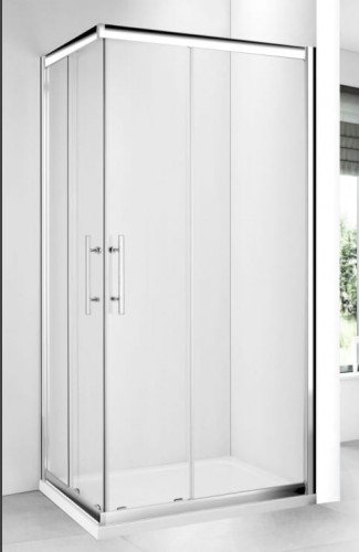 Kabina prostokątna WANA Kreta Max 100x80 cm CF81 transparent KKM02