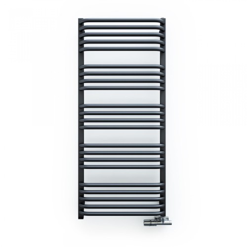 Grzejnik Terma Alex One WZALN114040 grzejnik łazienkowy 1140x400mm, z wbudowaną grzałką elektryczną ONE / Kolor Modern Grey