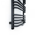 Grzejnik Terma Alex One WZALN114040 grzejnik łazienkowy 1140x400mm, z wbudowaną grzałką elektryczną ONE  -aranżacja, kolor Modern Grey