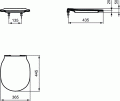 Ideal Standard Connect Air deska sedesowa, wolnoopadająca, biała E036601