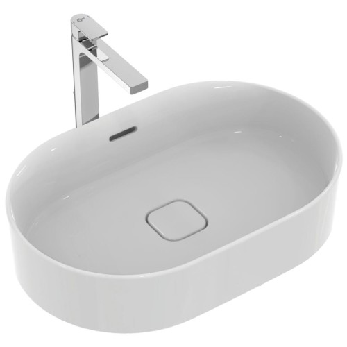 Umywalka nablatowa Ideal Standard Strada II 60 cm, bez otworu na baterię, biała T360401