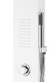 Corsan Alto panel prysznicowy z hydromasażem bateria z mieszaczem, kolor biały A-017B