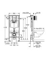 Grohe 38827000 stelaż Rapid SL 5 w 1 system fresh + przycisk Skate Cosmopolitan chrom