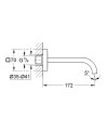 Grohe Allure Wylewka wannowa 172 mm, chrom 13264000