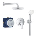 Grohe Eurosmart Cosmopolitan zestaw prysznicowy z deszczownicą Tempesta 210, 25219001