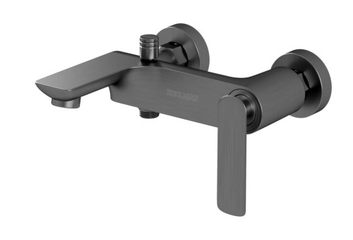 Kohlman EXPERIENCE bateria wannowa ścienna, grafit szczotkowany QW110EG