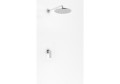 Kohlman Proxima zestaw prysznicowy podtynkowy z deszczownicą okrągłą 25 cm, chrom QW220PR25