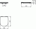 Ideal Standard Tesi Zestaw miska wisząca z deską wolnoopadającą Thin T007801+T352701