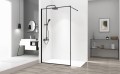 Ścianka walk-in Rea Bler 100 cm REA-K7634 profile kolor czarny  - aranżacja
