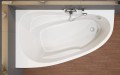 Wanna narożna Cersanit Joanna New 160 S301-169 wanna narożna asymetryczna 160x95cm, strona prawa kolor biały