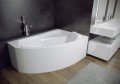 Mała wanna asymetryczna Besco RIMA 130 x 85 cm prawa 