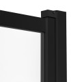Parawan nawannowy New Trendy Sensi przesuwny składany czarny profil  85x150 P-0045