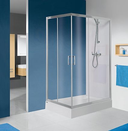 Kabina prostokątna, Sanplast KN/TX5b, 80x120x190 cm, 600-271-0210-38-401