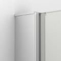 Kabina prysznicowa prostokątna New Trendy NEW RENOMA drzwi podwójne 80x90x195cm D-0103A/D-0108A

