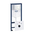 Stelaż Grohe 5w1 z białym przyciskiem 39448000