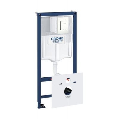 Stelaż Grohe 5w1 z białym przyciskiem 39448000