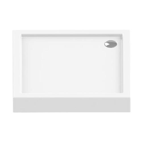 Brodzik kwadratowy New Trendy COLUMBUS 80x80x14cm podstawa styropianowa, akrylowy, B-0286