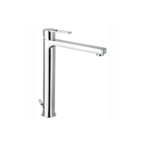 Bateria umywalkowa Paffoni RINGO stojąca, wysoka, z korkiem, kolor chrom, RIN085CR