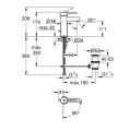 Grohe ESSENCE NEW Bateria umywalkowa, DN15 rozmiar S, 23379001