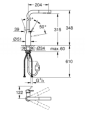 Grohe Essence Jednouchwytowa bateria zlewozmywakowa, DN 15, 30270000