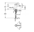 Grohe Essence New Jednouchwytowa bateria bidetowa, DN 15 Rozmiar S,32934001