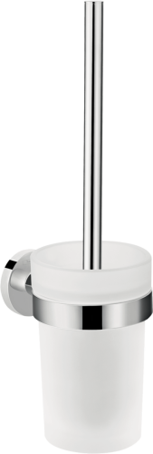 Szczotka WC Hansgrohe Logis Universal 41722000 wisząca z pojemnikiem, kolor chrom