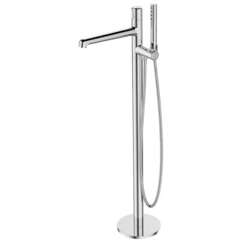 Laveo Pretto bateria wannowa wolnostojąca chrom BAO_011S