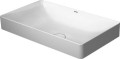 Umywalka Duravit Durasquare 2355600000 umywalka stawiana na blat 60 cm, bez otworu na baterię kolor biały