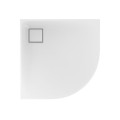 Cersanit Tako Slim Brodzik półokrągły 80x80x4cm kolor biały S601-119