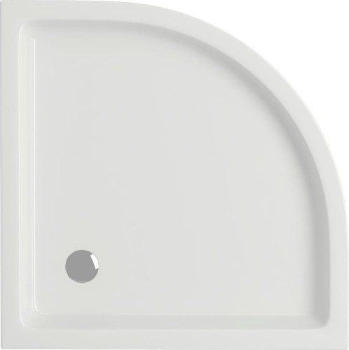 Cersanit Tako Brodzik półokrągły 80x80x4cm, kolor biały S204-001
