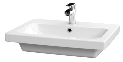 Cersanit COLOUR Umywalka meblowa, 60.5x45 cm, kolor biały K103-007