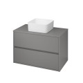 Cersanit Crea Szafka z blatem uniwersalnym 80cm, kolor szary mat S924-018
