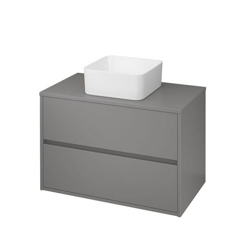 Cersanit Crea Szafka z blatem uniwersalnym 80cm, kolor szary mat S924-018