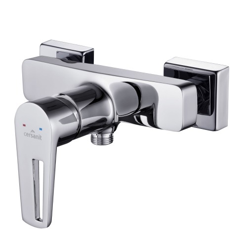Cersanit Mille Bateria natryskowa ścienna, kolor chrom S951-031