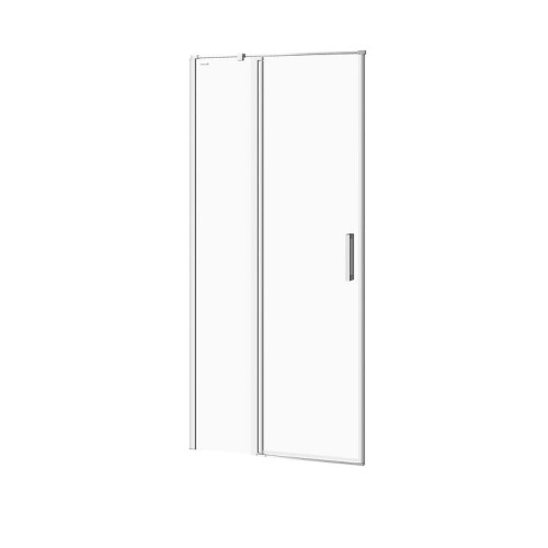 Cersanit Moduo Drzwi prysznicowe uchylne 90x195 cm, lewe profile chrom szkło przejrzyste S162-005