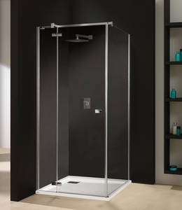 Kabina kwadratowa Sanplast Free Line 90x90x195 cm, profile chrom/srebrny błysk, szkło przejrzyste, KNDJ2/FREE-90, 600260061042401 (600-260-0610-42-401)

