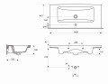 Cersanit COMO Umywalka meblowa, 100x45.5 cm, kolor biały K32-016-EX1