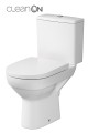 Cersanit City Kompakt WC CleanOn zaokrąglony z deską wolnoopadającą, kolor biały K35-036