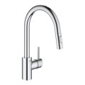 Bateria kuchenna Grohe Concetto 31483002 wyciągana wylewka, kolor chrom
