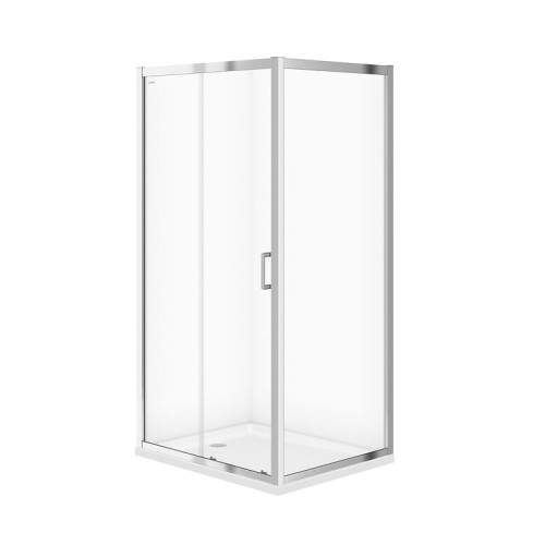Cersanit Arteco Kabina prysznicowa przesuwna 100x80x190 cm szkło transparentne S157-011
