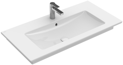 Villeroy & Boch Venticello Umywalka meblowa 80 x 50 cm z przelewem, kolor Weiss Alpin Ceramic Plus 41048LR1